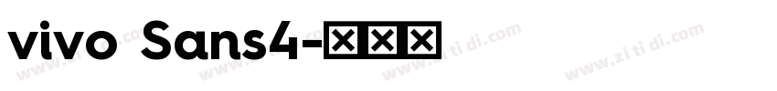 vivo Sans4字体转换 vivo Sans4字体转换